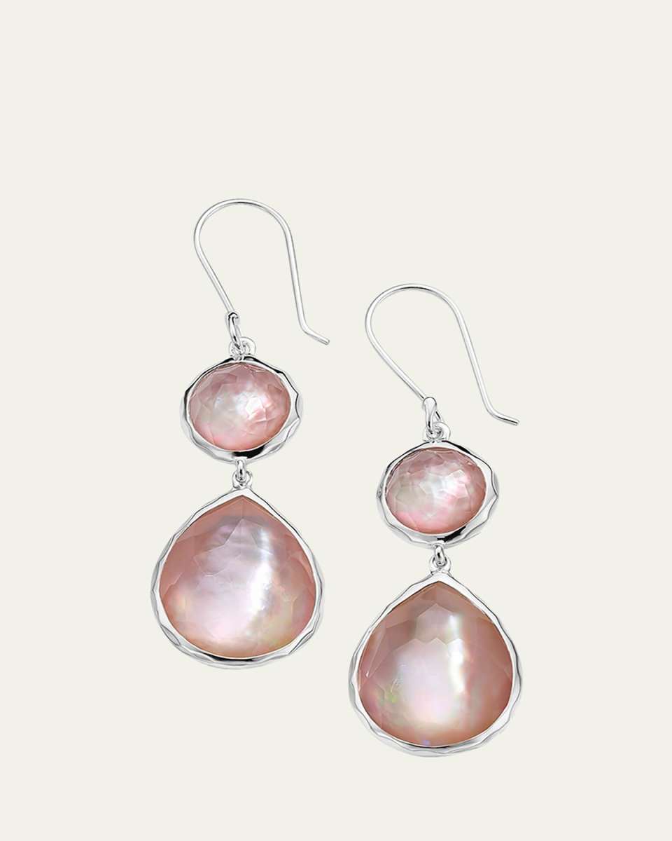 Double Drop Earrings in Sterling Silver